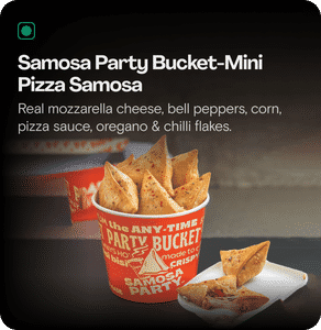 Samosa Party Bucket- Mini Pizza Samosa