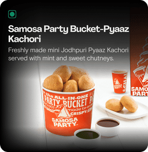 Samosa Party Bucket - Pyaaz Kachori
