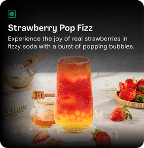 Strawberry POP fizz
