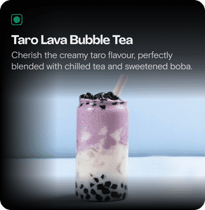 Taro Lava Bubble Tea