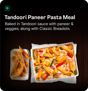 Tandoori Paneer Pasta Meal for 1
