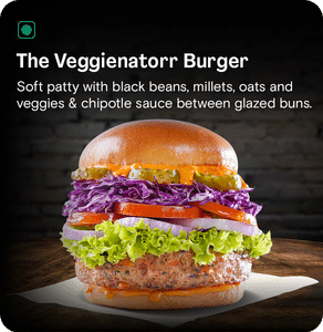 Veggienatorr Burger (High Protein)