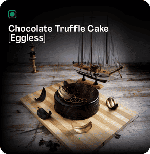 Chocolate Truffle Cake [Eggless]