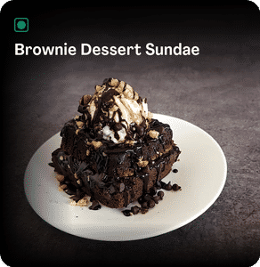 Brownie Dessert Sundae