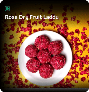 Rose Dry Fruit Laddu