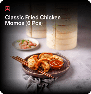 Classic Fried Chicken Momos (6 Pcs)