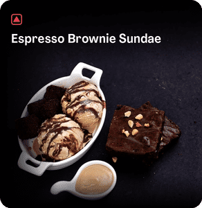 Espresso Brownie Sundae
