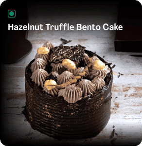 Hazelnut Truffle Bento Cake