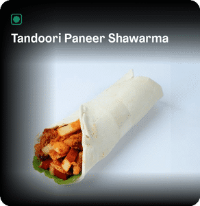 Tandoori Paneer Shawarma