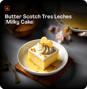 Butter Scotch Tres Leches (Milky Cake)