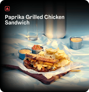 Paprika Grilled Chicken Sandwich