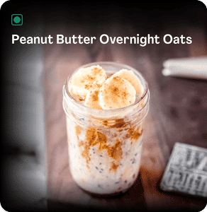 Peanut Butter Overnight Oats
