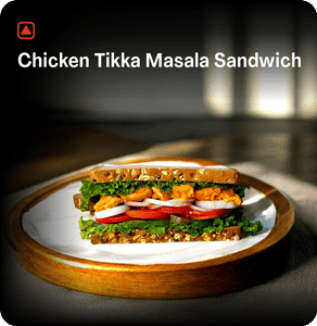 Chicken Tikka Masala Sandwich