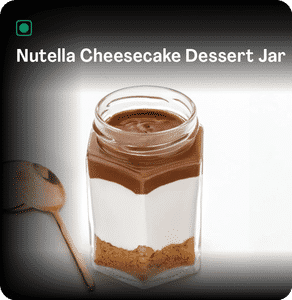 Nutella Cheesecake Dessert Jar