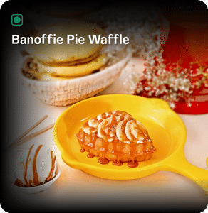 Banoffie Pie Waffle