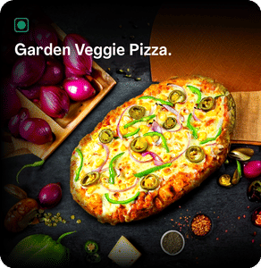 Garden veggie pizza.