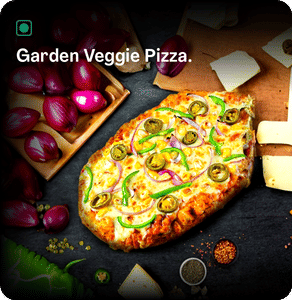 Garden veggie pizza.
