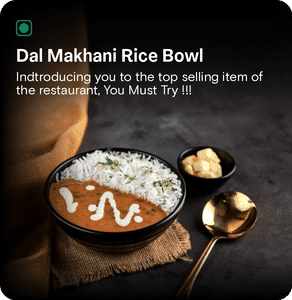 Dal Makhani Rice Bowl