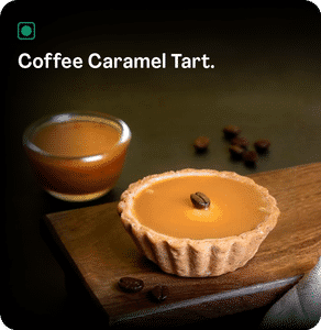 Coffee Caramel Tart.
