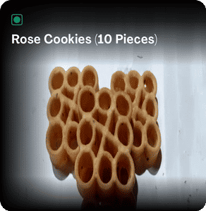 Rose Cookies (10 Pieces)