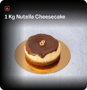 1 Kg Nutella Cheesecake