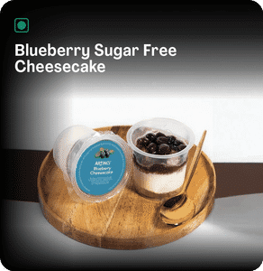 Blueberry Sugar Free Cheesecake
