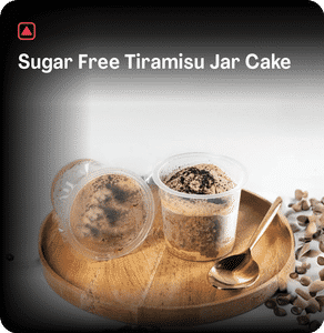 Sugar Free Tiramisu Jar Cake