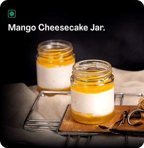 Mango Cheesecake Jar.
