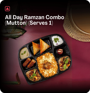 ⁠All day Ramzan Combo (Mutton) (Serves 1)