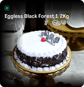 Eggless Black Forest 1/2Kg