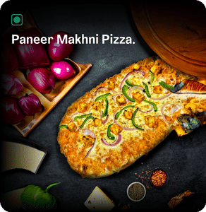Paneer Makhni Pizza.