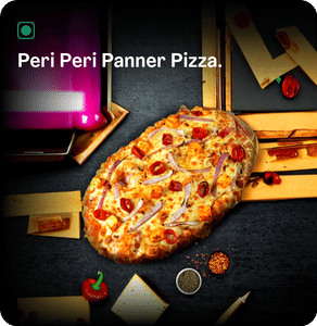 Peri Peri Panner Pizza.