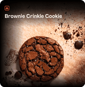 Brownie Crinkle Cookie