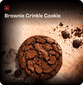 Brownie Crinkle Cookie