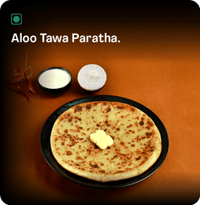 Aloo Tawa Paratha.