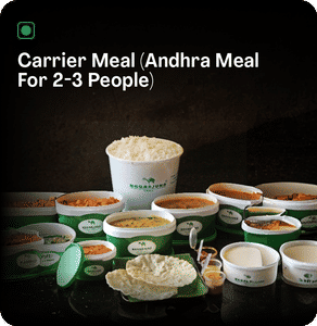 Carrier Meal (andhra Meal For 2-3 People)