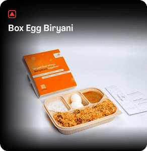 Box Egg Biryani