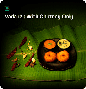 Vada (2 ) With Chutney Only