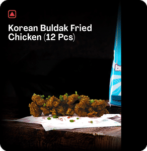 Korean Buldak  Fried Chicken (12 Pcs)