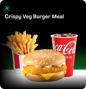 Crispy Veg Burger Meal