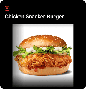 Chicken Snacker Burger