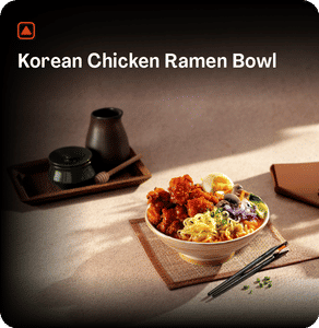 Korean Chicken Ramen Bowl