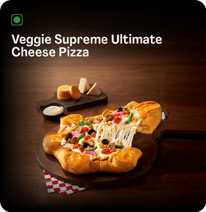 Veggie Supreme Ultimate Cheese Pizza
