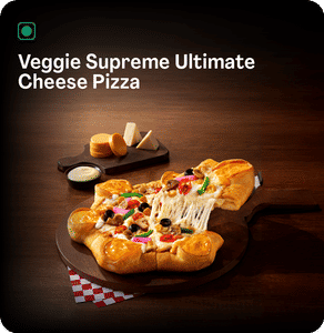 Veggie Supreme Ultimate Cheese Pizza