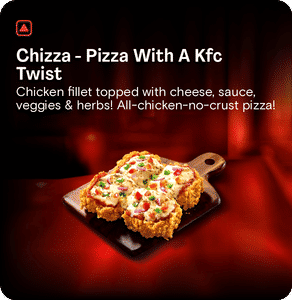 Chizza - Pizza with a KFC Twist