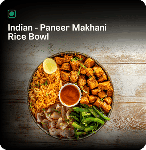Indian - Paneer Makhani Rice Bowl