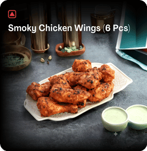 Tandoori Chicken Wings (6 Pcs)
