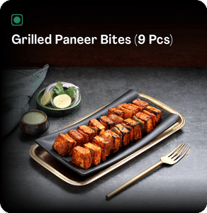 Grilled Paneer Bites  (9 Pcs)
