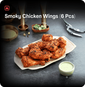 Tandoori Chicken Wings (6 Pcs)