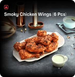 Tandoori Chicken Wings (6 Pcs)